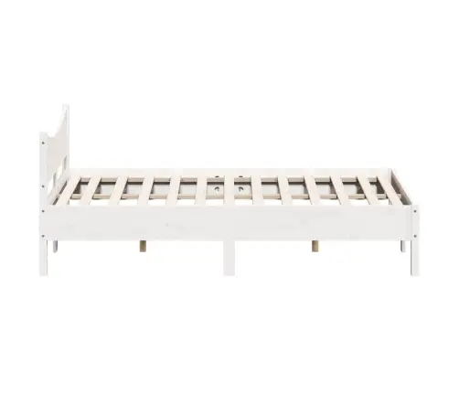Lovos Rėmas Be Čiužinio, Baltas, 160X200cm Pušies Masyvas
