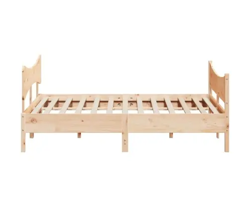 Gulta Bez Matrača, 200X200 Cm, Priedes Masīvkoks Vidaxl