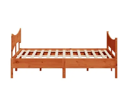 Lovos Rėmas Be Čiužinio, Vaško Rudas, 180X200cm Pušies Masyvas