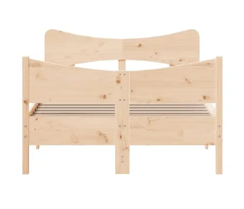 Voodi Ilma Madratsita, 120 X 200 cm Männipuit