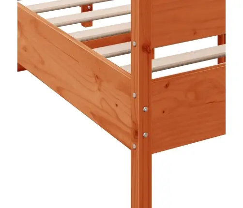 Lovos Rėmas Be Čiužinio, Vaško Ruda, 120X200cm Pušis