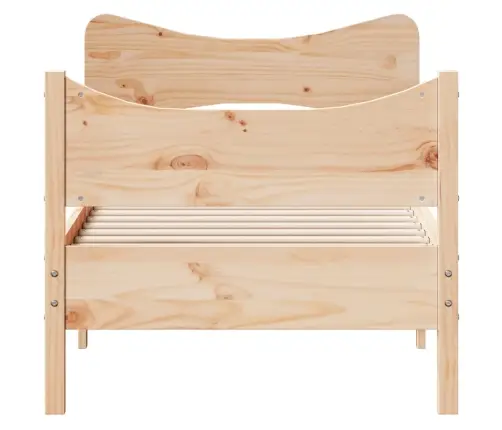 Gulta Bez Matrača, 90X200 Cm, Priedes Masīvkoks Vidaxl