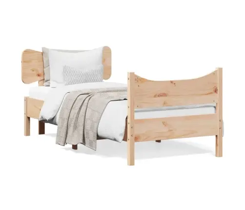 Lovos Rėmas Su Be Čiužinio, 75X190cm Pušies Masyvas