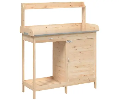 Sodinimo Stalas Su Spintele, 110,5X45X124,5cm Eglės Masyvas