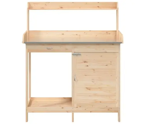 Sodinimo Stalas Su Spintele, 110,5X45X124,5cm Eglės Masyvas