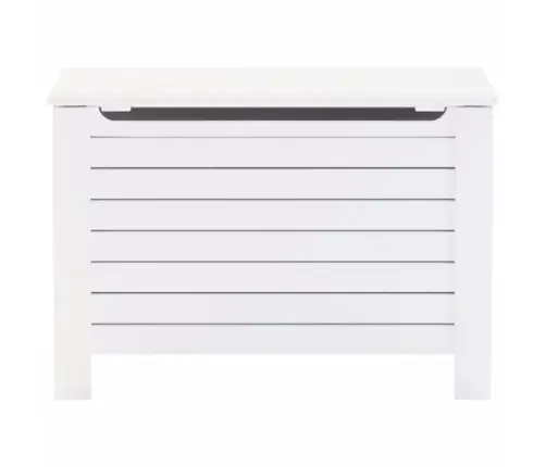 Uzglabāšanas Kaste Ar Vāku Rana, Balta, 80X49X54 Cm, Priede Vidaxl