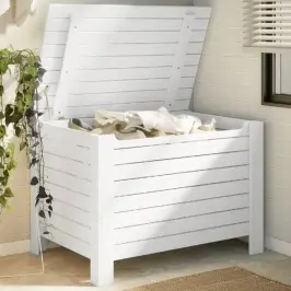 Kaanega Hoiukast "Rana" Valge, 100 X 49 X 54 cm Männipuit