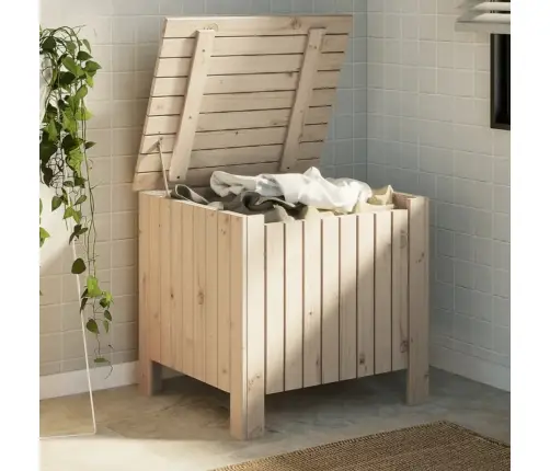 Uzglabāšanas Kaste Ar Vāku Rana, 60X49X54 Cm, Priede Vidaxl