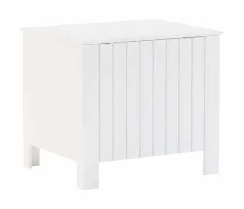 Uzglabāšanas Kaste Ar Vāku Rana, Balta, 60X49X54 Cm, Priede Vidaxl