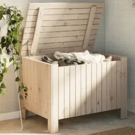 Uzglabāšanas Kaste Ar Vāku Rana, 80X49X54 Cm, Priede Vidaxl