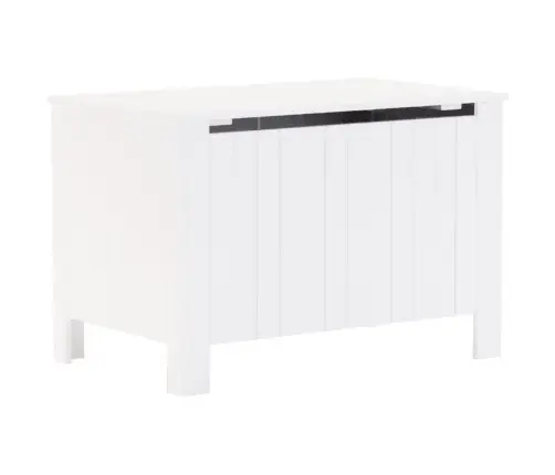 Uzglabāšanas Kaste Ar Vāku Rana, Balta, 80X49X54 Cm, Priede Vidaxl