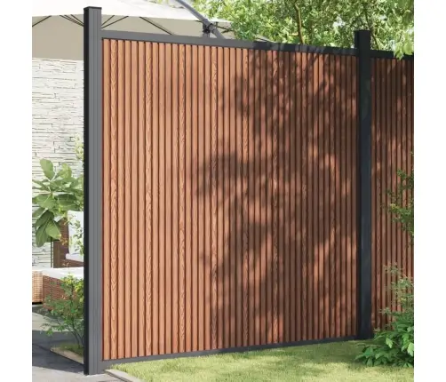 Tvoros Segmentas, Rudos Spalvos, 180X186cm Wpc