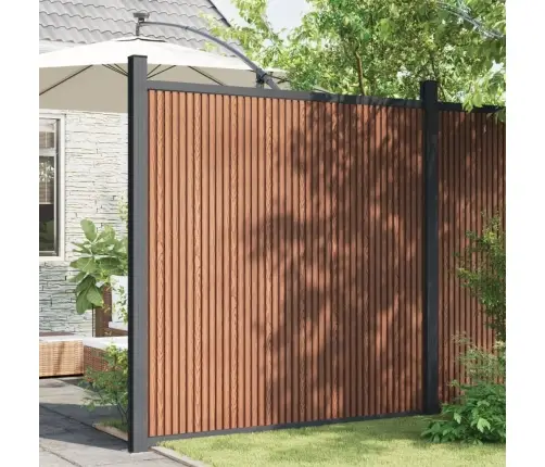 Tvoros Segmentas, Rudos Spalvos, 180X186cm Wpc