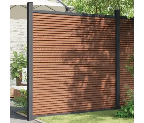 Tvoros Segmentas, Rudos Spalvos, 180X186cm Wpc