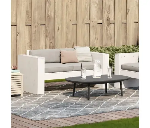 Divvietīgs Dārza Dīvāns, 134X60X62 Cm, Priedes Masīvkoks Vidaxl