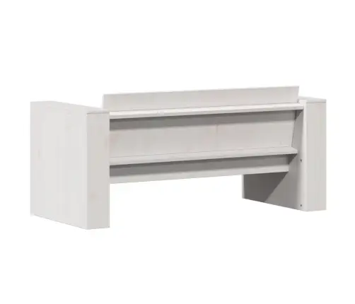 Divvietīgs Dārza Dīvāns, 134X60X62 Cm, Priedes Masīvkoks Vidaxl