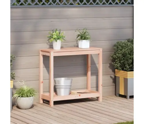 Stādīšanas Galds Ar Plauktu, 82,5X35X75 Cm, Egles Masīvkoks Vidaxl