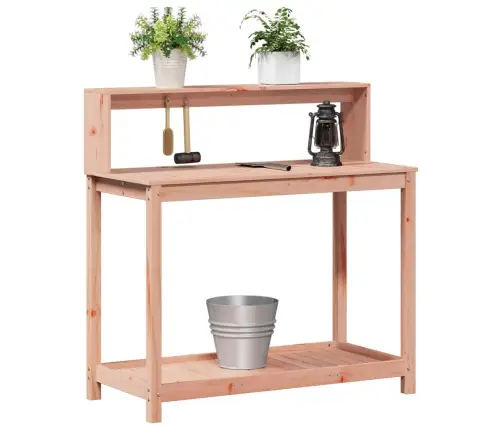 Stādīšanas Galds Ar Plauktiem, 108X50X109,5 Cm, Egles Masīvkoks Vidaxl