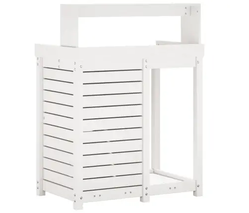 Stādīšanas Galds Ar Plauktiem, Balts, 82,5X50X109,5 Cm, Priede Vidaxl Stādīšanas Galds Ar Plauktiem, Balts, 82,5X50X109,5 Cm, Priede Vidaxl