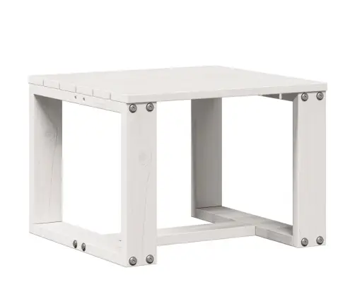 3-Daļīgs Dārza Atpūtas Mēbeļu Komplekts, Balts Priedes Koks Vidaxl