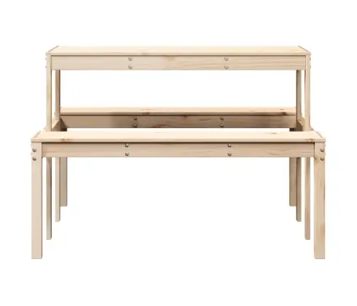 Piknika Galds, 110X134X75 Cm, Priedes Masīvkoks Vidaxl