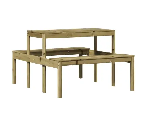 Iškylų Stalas, 110X134X75cm Impregnuota Pušies Mediena