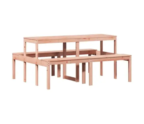 Piknika Galds, 160X134X75 Cm, Duglasa Egles Masīvkoks Vidaxl