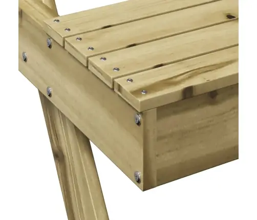 Piknika Galds, 105X134X75 Cm, Impregnēts Priedes Masīvkoks Vidaxl