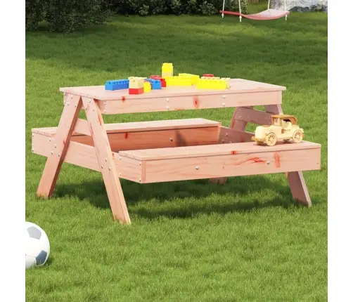 Piknika Galds Bērniem, 88X97X52 Cm, Egles Masīvkoks Vidaxl