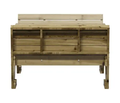 Piknikulaud Lastele, 88 X 122 X 58 cm Immutatud Männipuit