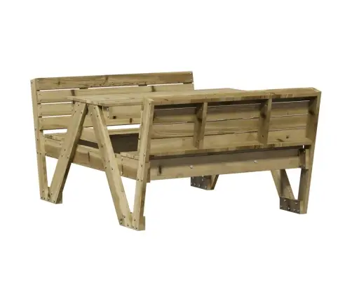 Piknikulaud Lastele, 88 X 122 X 58 cm Immutatud Männipuit