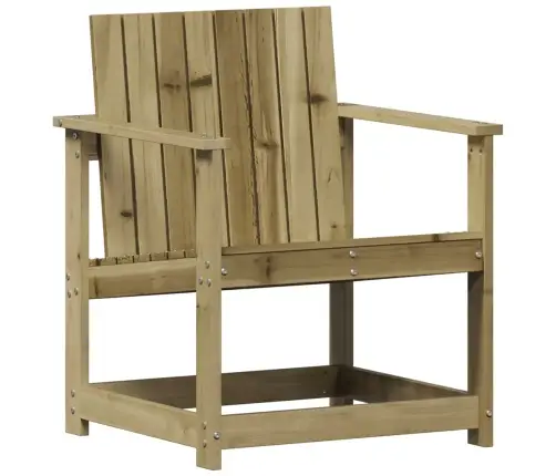 Dārza Krēsls, 62X56X77 Cm, Impregnēts Priedes Koks Vidaxl