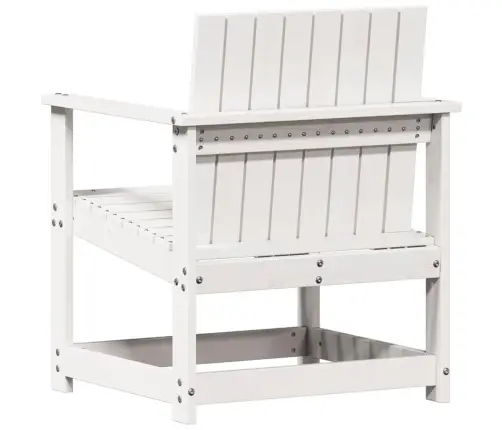 3-Osaline Aiamööblikomplekt, Valge, Männipuit