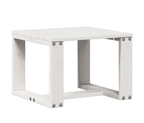 3-Osaline Aiamööblikomplekt, Valge, Männipuit