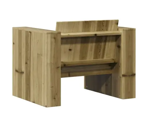 Aia Tugitool, 79X60X62 cm Immutatud Männipuit