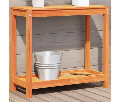 Stādīšanas Galds Ar Plauktu, 82,5X35X75 Cm, Priedes Masīvkoks Vidaxl Stādīšanas Galds Ar Plauktu, 82,5X35X75 Cm, Priedes Masīvkoks Vidaxl
