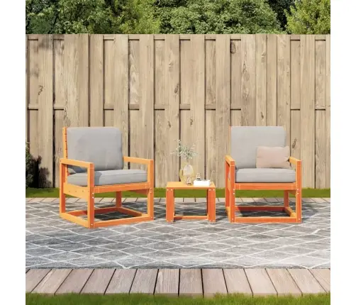 3-Daļīgs Dārza Atpūtas Mēbeļu Komplekts, Brūns Priedes Koks Vidaxl 3-Daļīgs Dārza Atpūtas Mēbeļu Komplekts, Brūns Priedes Koks Vidaxl
