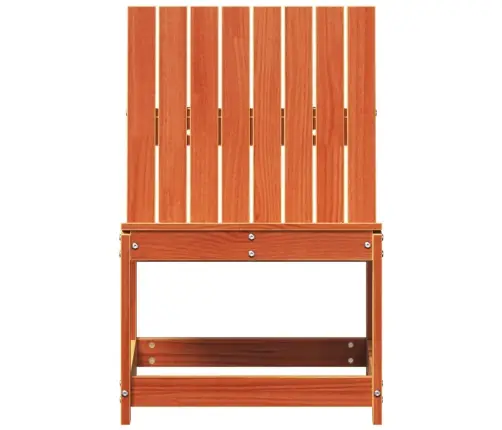 Dārza Krēsls, Vaska Brūns, 50,5X55X77 Cm, Priedes Masīvkoks Vidaxl