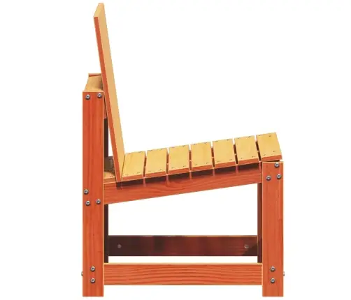 Dārza Krēsls, Vaska Brūns, 50,5X55X77 Cm, Priedes Masīvkoks Vidaxl