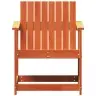 Dārza Krēsls, Vaska Brūns, 62X56X77 Cm, Priedes Masīvkoks Vidaxl