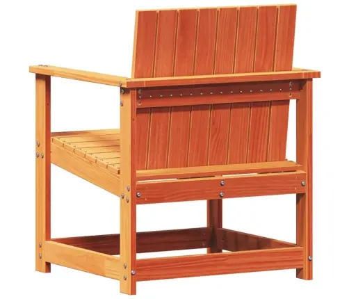 Dārza Krēsls, Vaska Brūns, 62X56X77 Cm, Priedes Masīvkoks Vidaxl