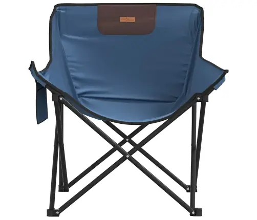 Kempinga Krēsli Ar Kabatu, 2 Gab., Saliekami, Zili Vidaxl