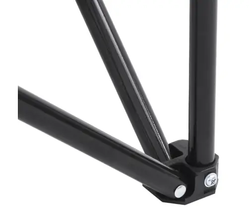 Kempinga Krēsli Ar Kabatu, 2 Gab., Saliekami, Melns Vidaxl