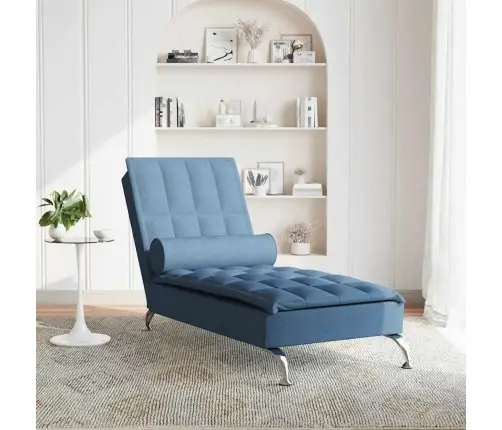 Massaažikanapee Polstriga, Sinine, Kangas