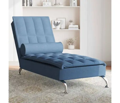 Massaažikanapee Polstriga, Sinine, Kangas