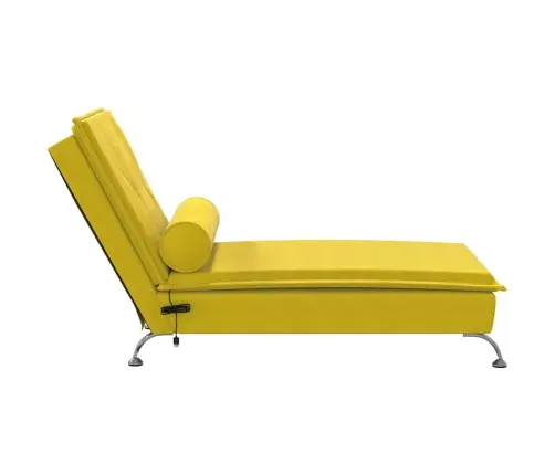 Massaažikanapee Polstriga, Kollane, Samet