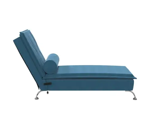 Massaažikanapee Polstriga, Sinine, Samet