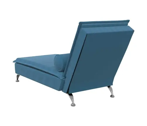 Massaažikanapee Polstriga, Sinine, Samet