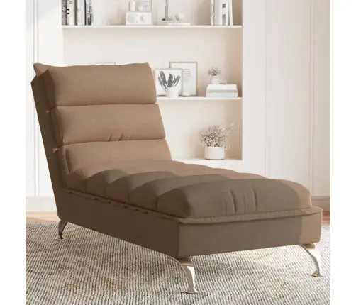 Zvilnis Ar Spilveniem, Brūns, Audums Vidaxl