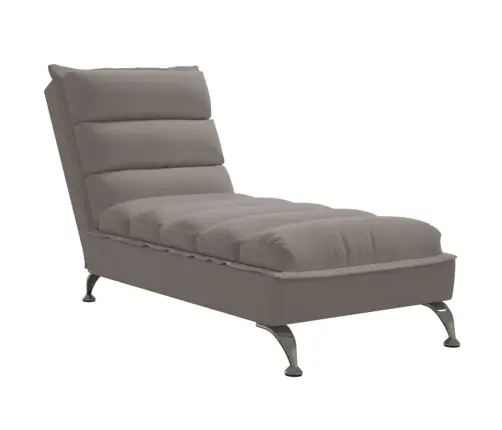 Zvilnis Ar Spilveniem, Pelēkbrūns, Audums Vidaxl